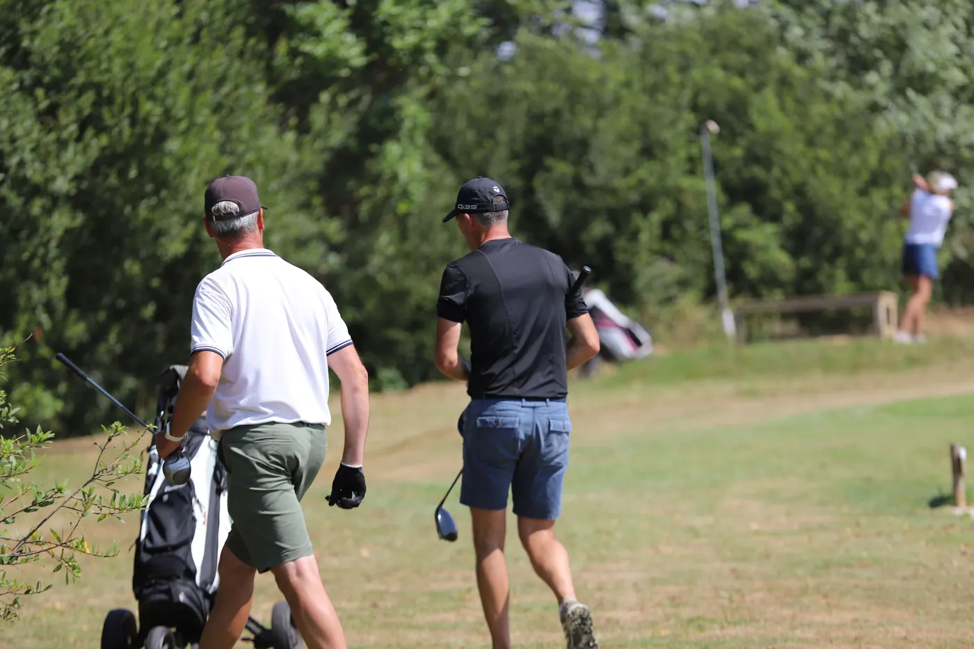 Groupe de golfeurs au Golf de la Côte des Sables